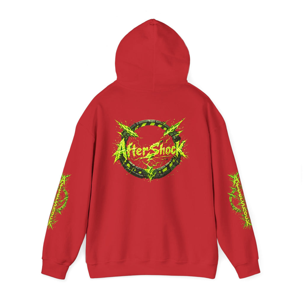 AfterShock Neon Green Circle Logo Hoodie