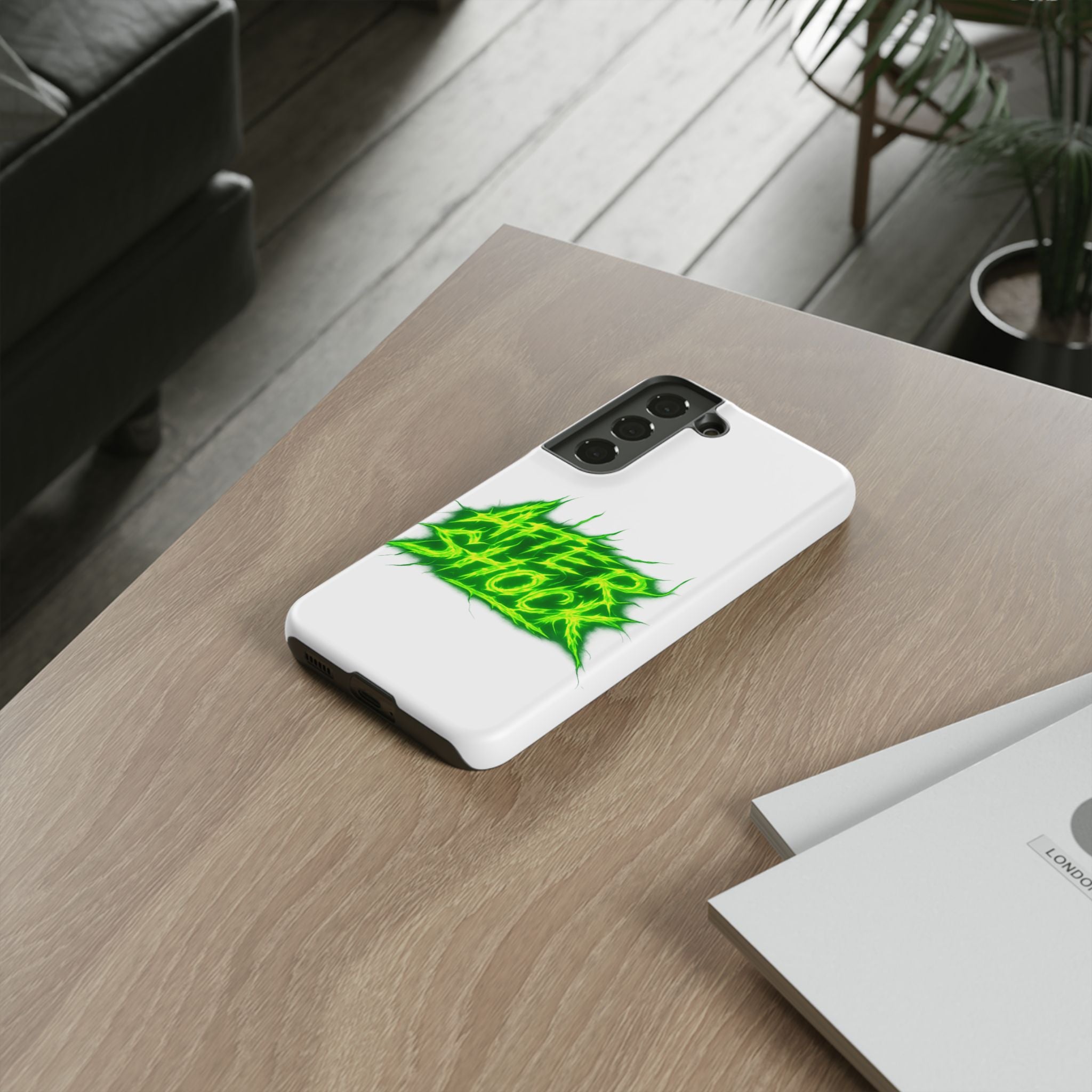 After Shock Neon Green Phone Case