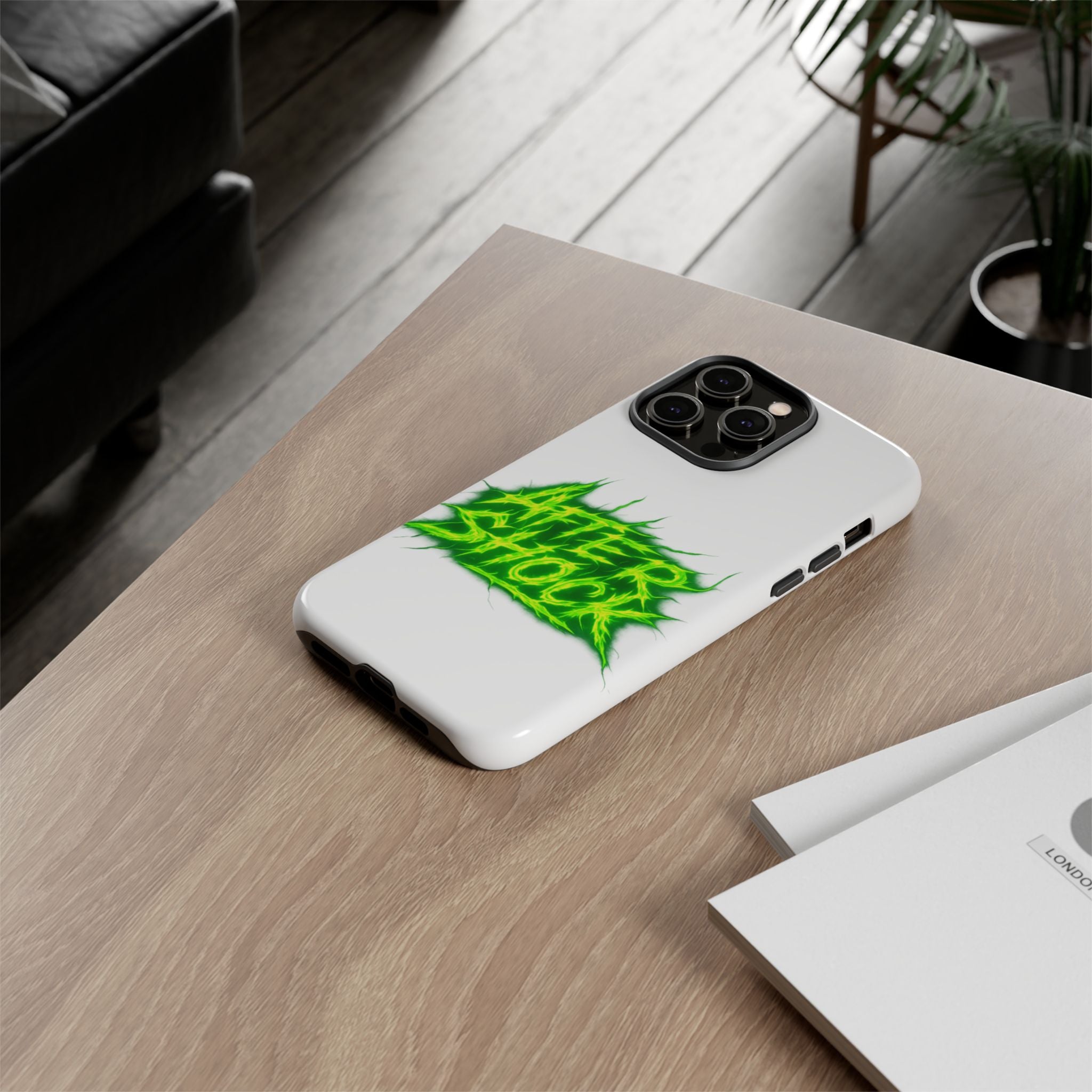 After Shock Neon Green Phone Case
