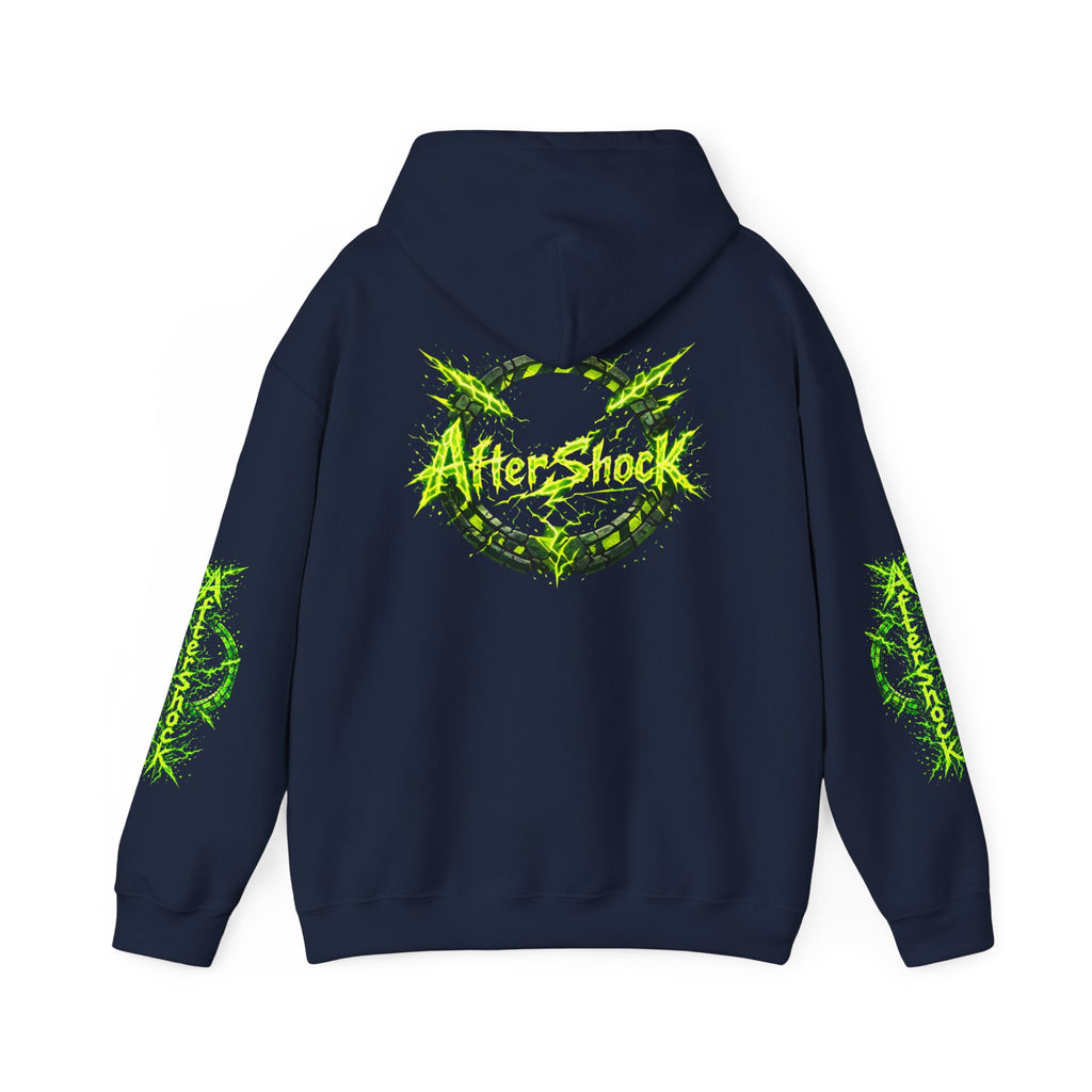 AfterShock Neon Green Circle Logo Hoodie