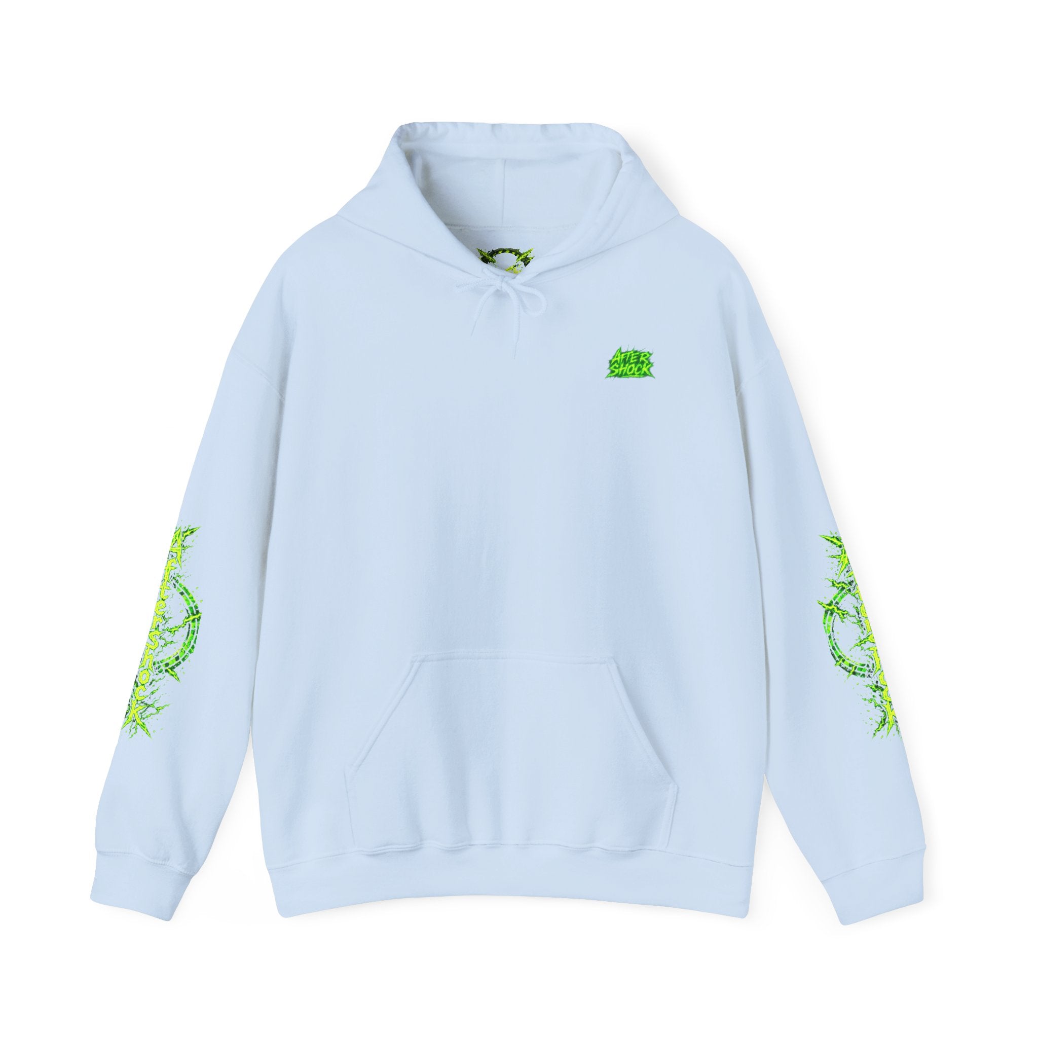AfterShock Neon Green Circle Logo Hoodie