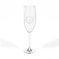 Engraved 8oz Champagne Flute – Personalized Wedding & Toast Glass