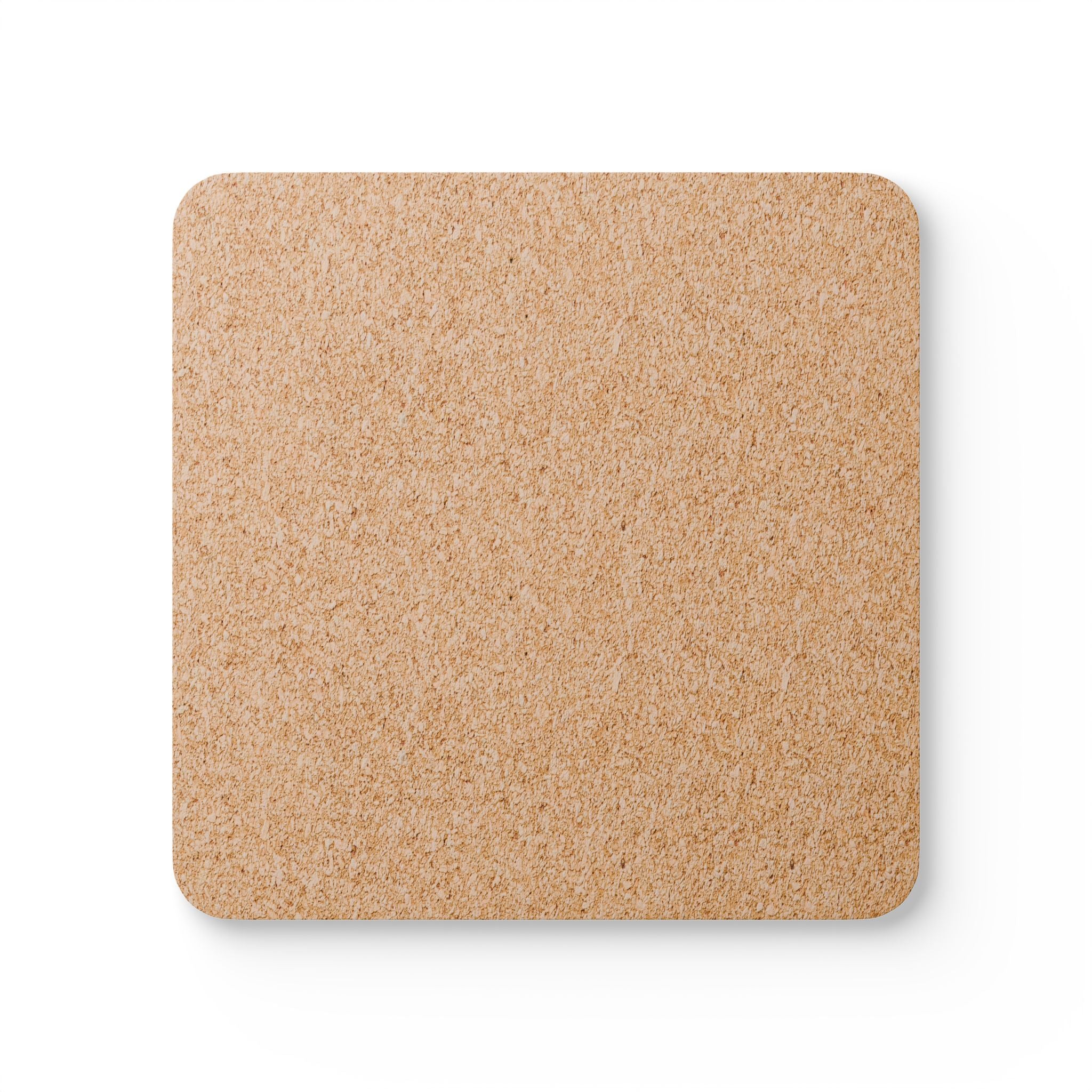 Aftershock Neon Logo Cork Coaster Set — 4-Pack Drink Coasters