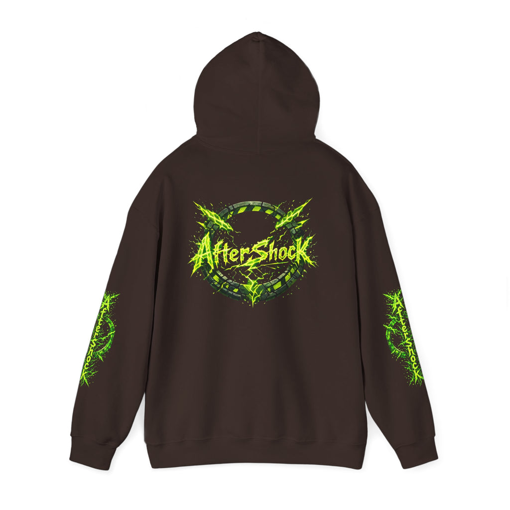 AfterShock Neon Green Circle Logo Hoodie