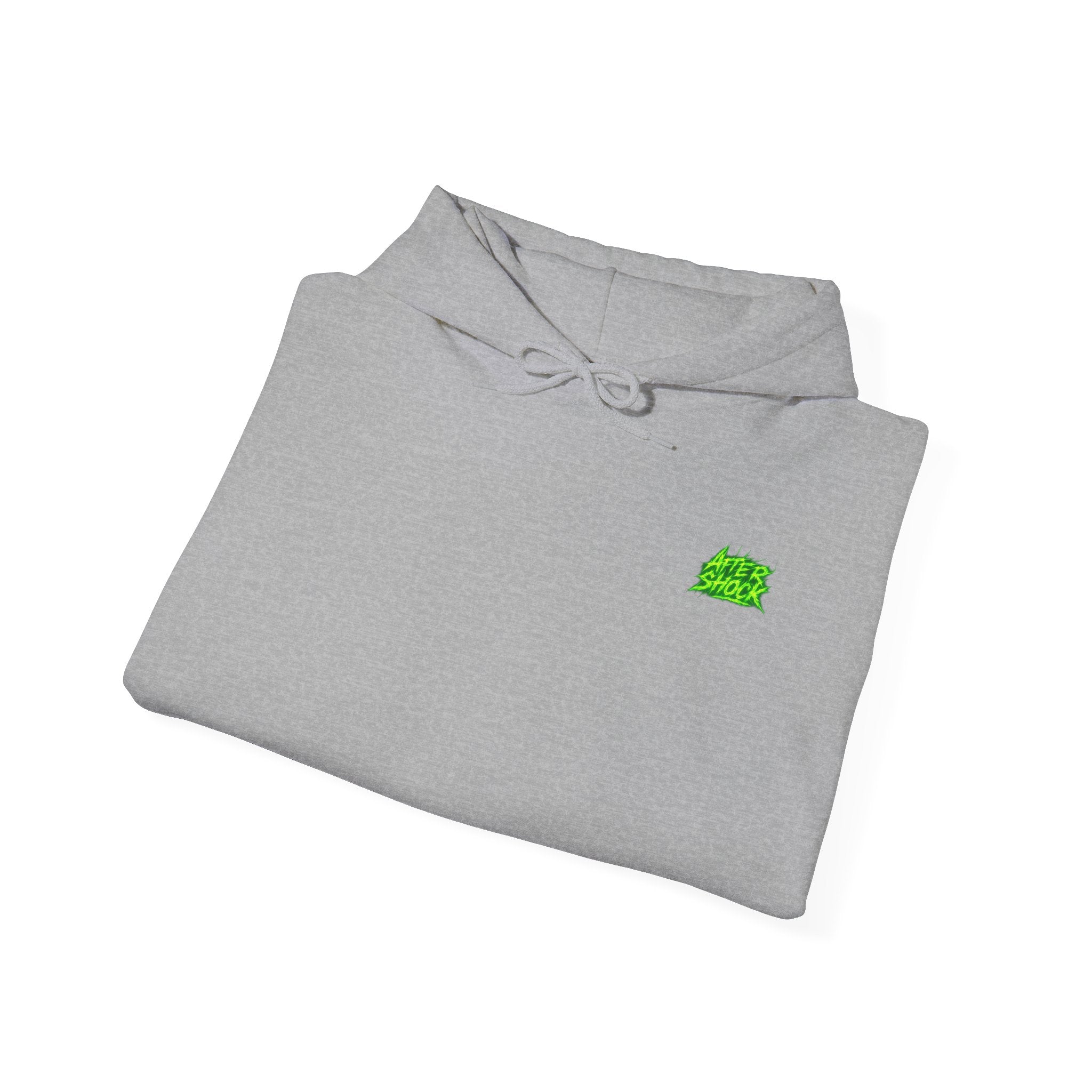 AfterShock Neon Green Circle Logo Hoodie