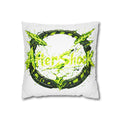 AfterShock Neon Lightning Circle Pillowcase — Spun Polyester Square Throw Pillow Cover