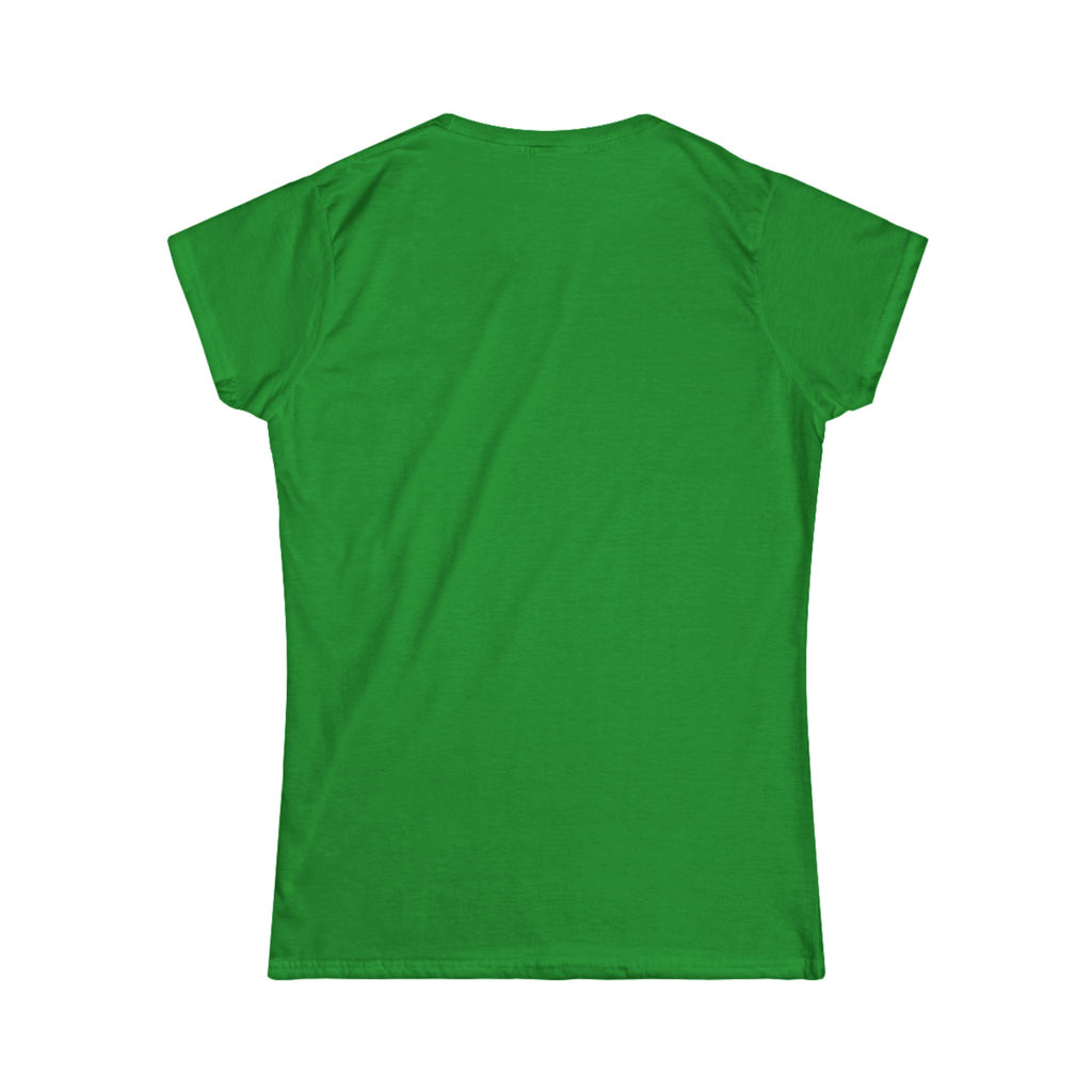 Aftershock Graphic Tee — Neon Green Grunge Women's T-Shirt