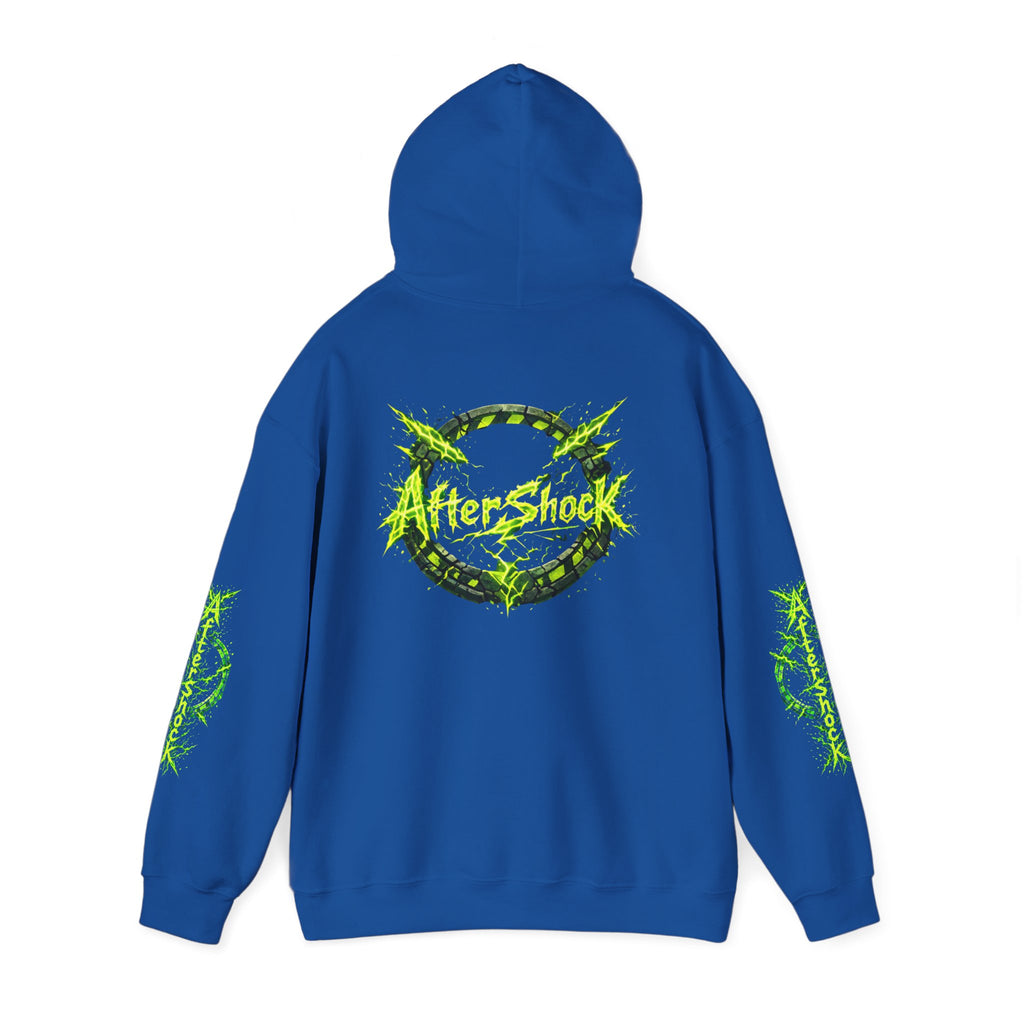 AfterShock Neon Green Circle Logo Hoodie