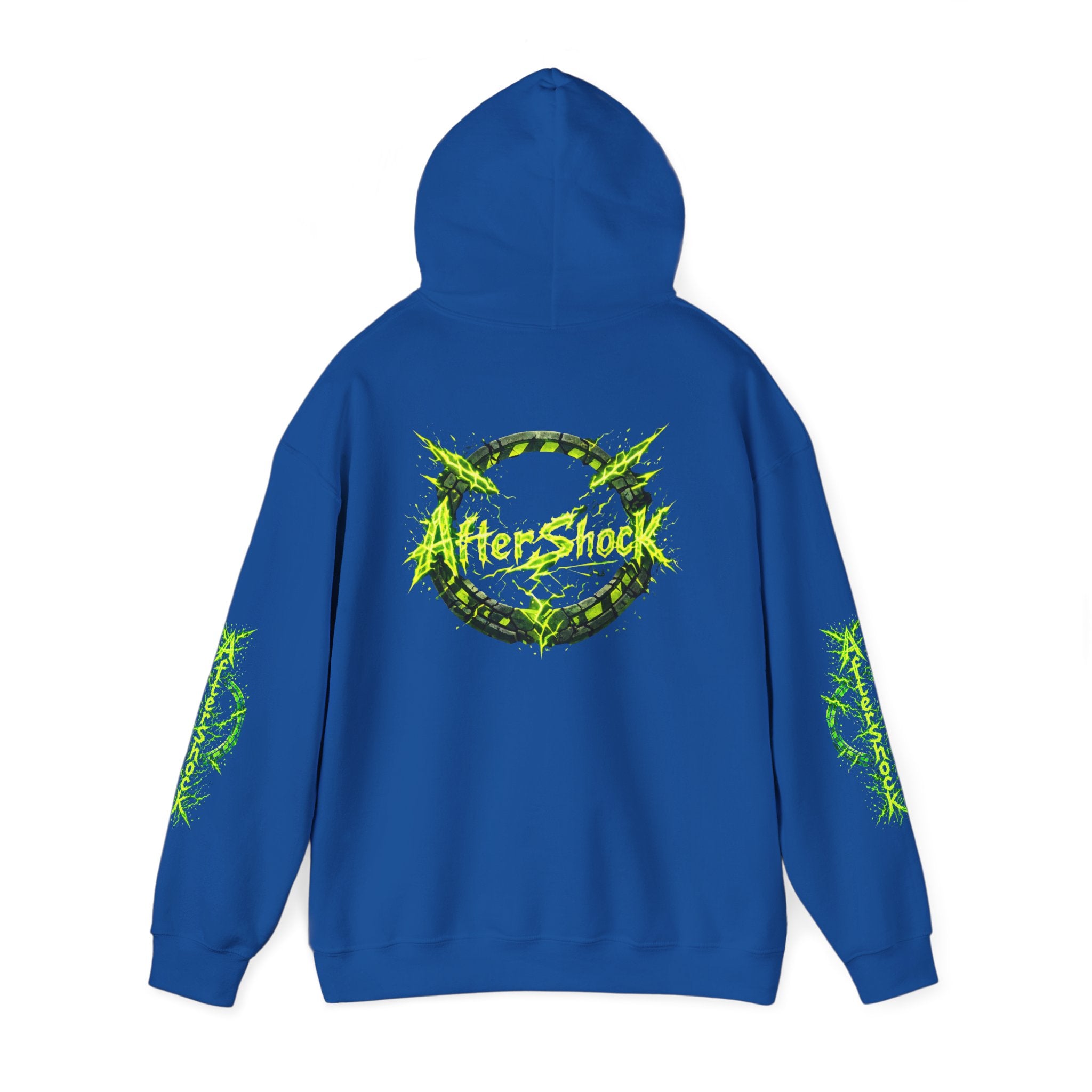 AfterShock Neon Green Circle Logo Hoodie