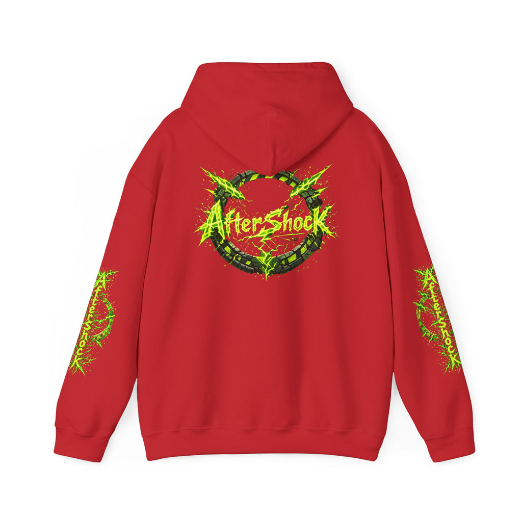 AfterShock Neon Green Circle Logo Hoodie