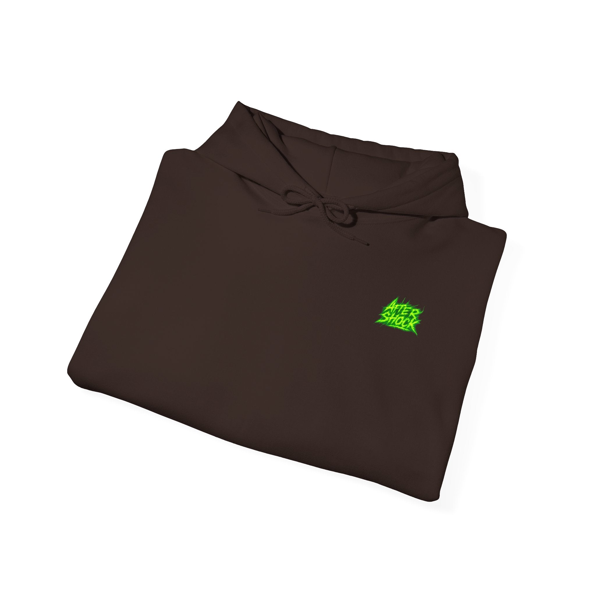 AfterShock Neon Green Circle Logo Hoodie