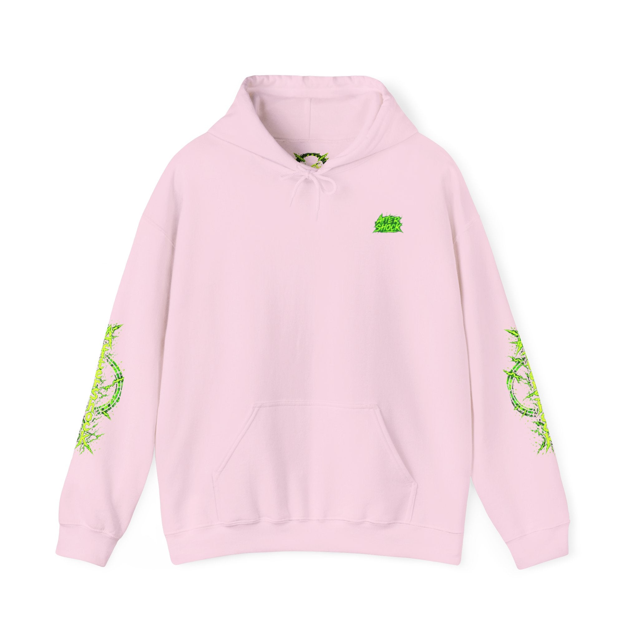 AfterShock Neon Green Circle Logo Hoodie