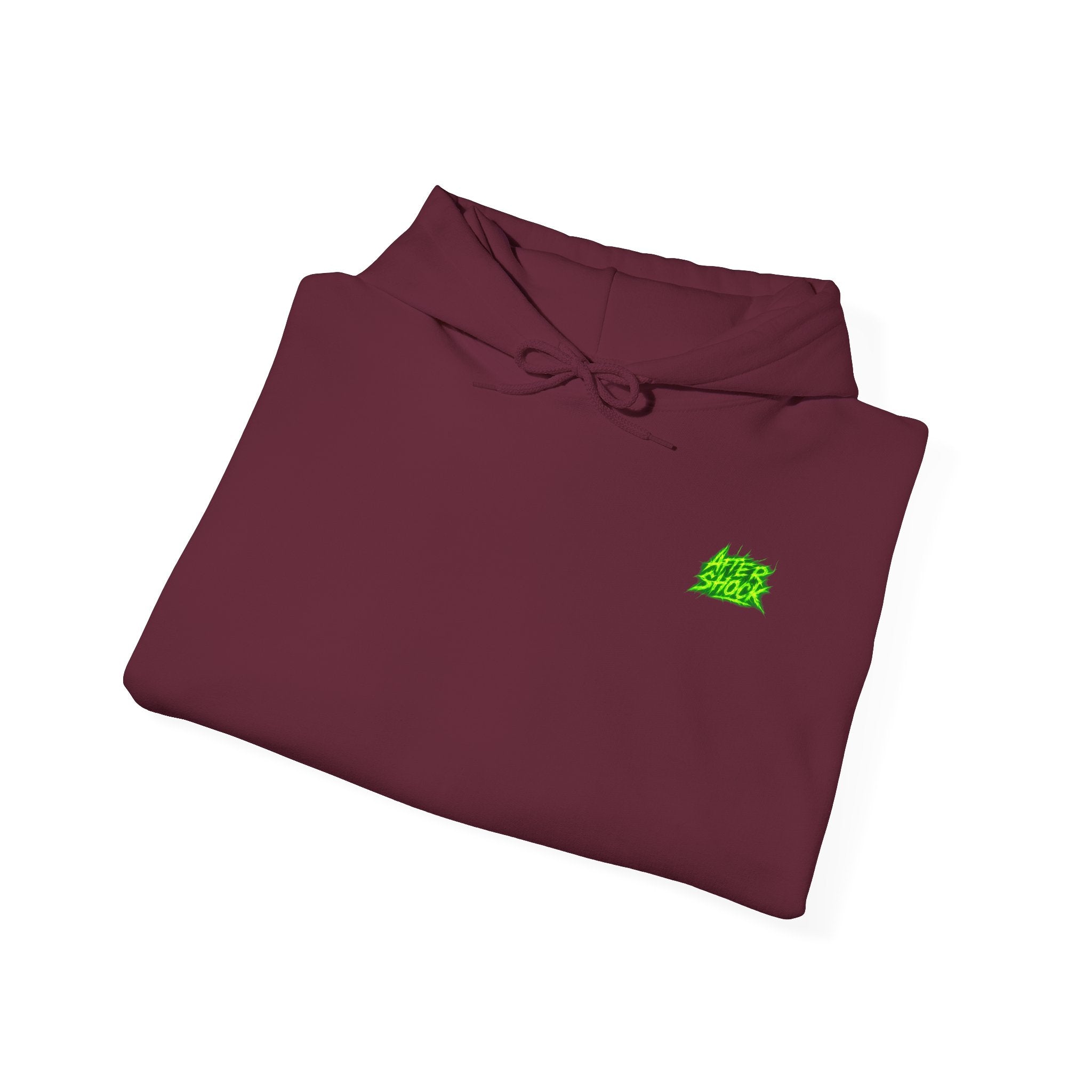 AfterShock Neon Green Circle Logo Hoodie