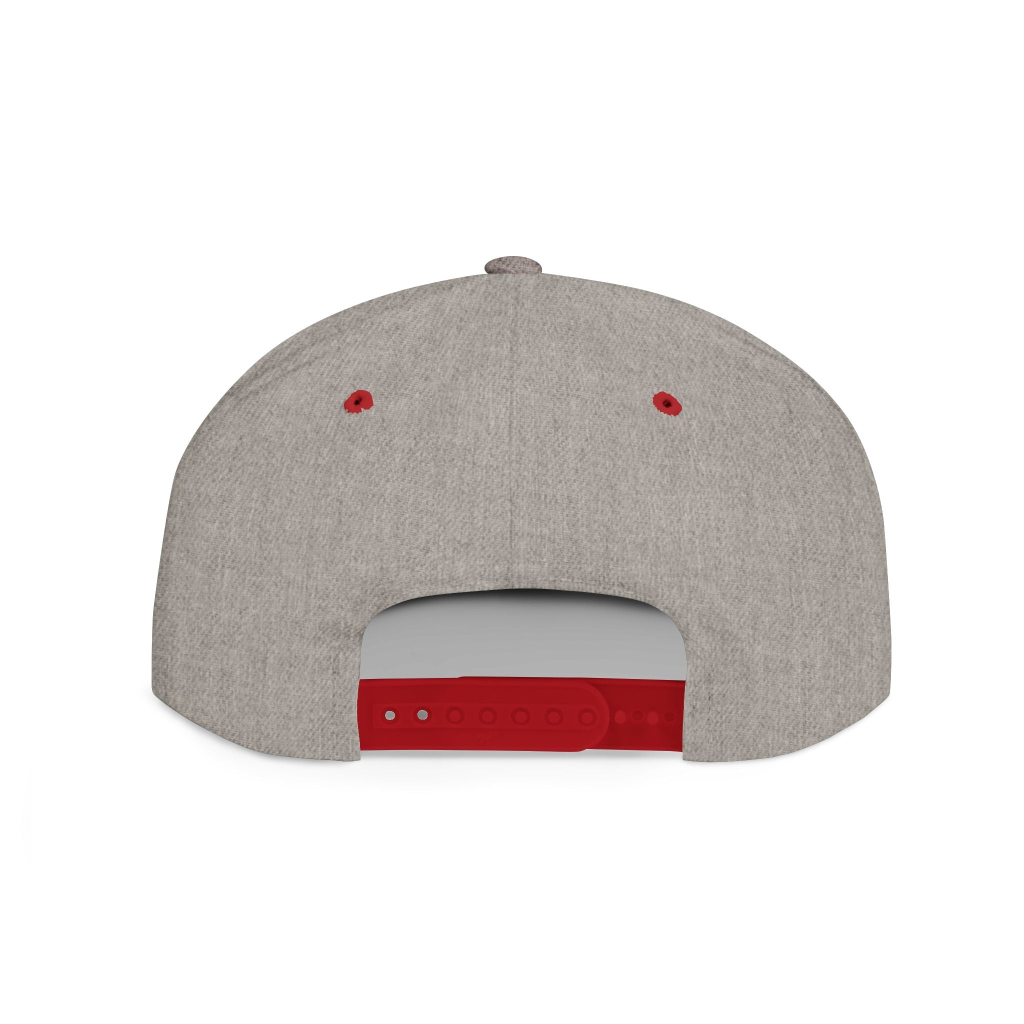 Flat Bill Snapback Hat — "Aftershock" Neon Splatter Streetwear Cap