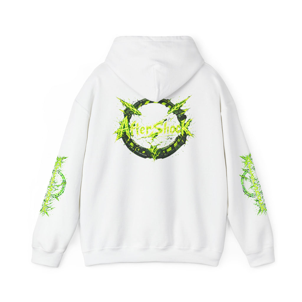 AfterShock Neon Green Circle Logo Hoodie