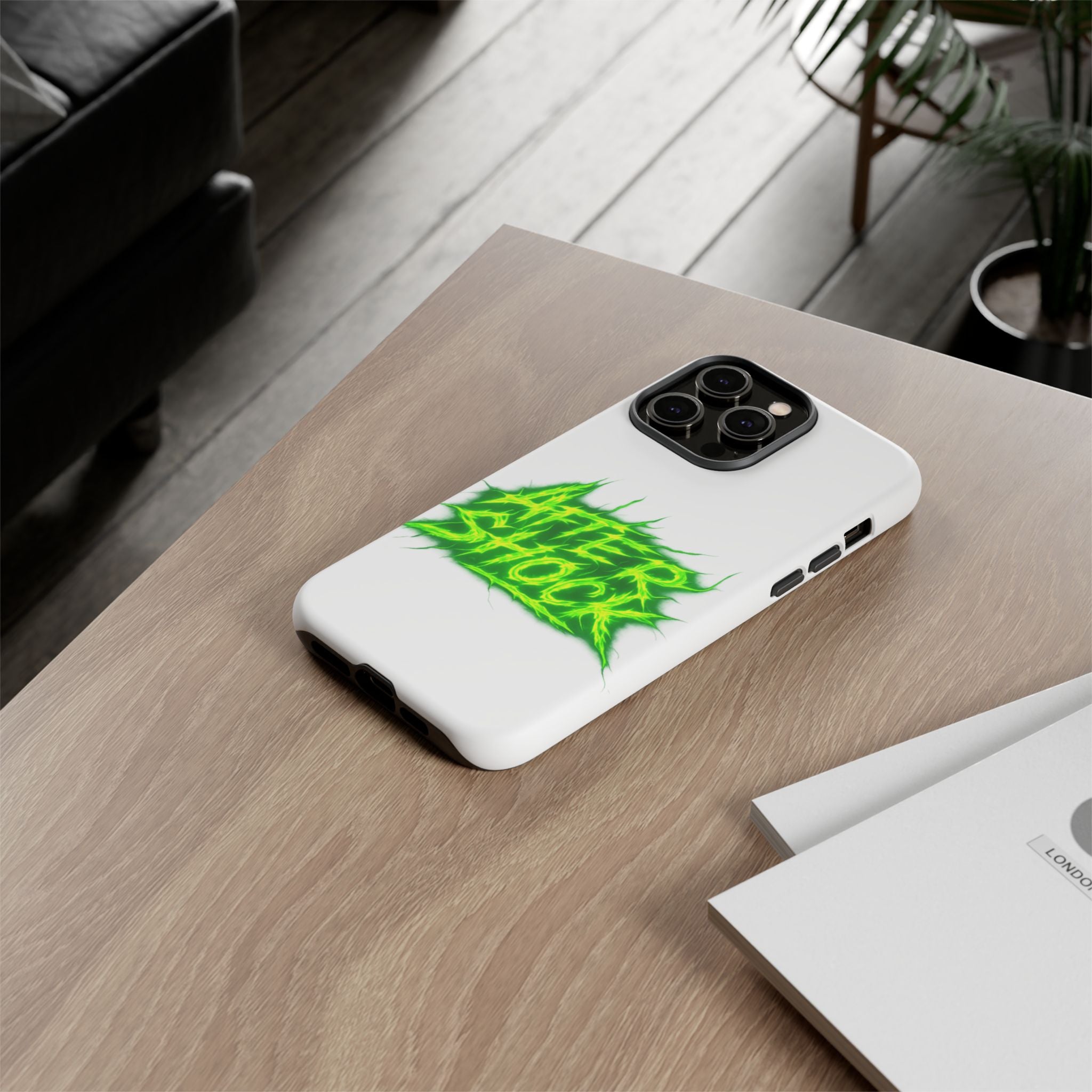 After Shock Neon Green Phone Case