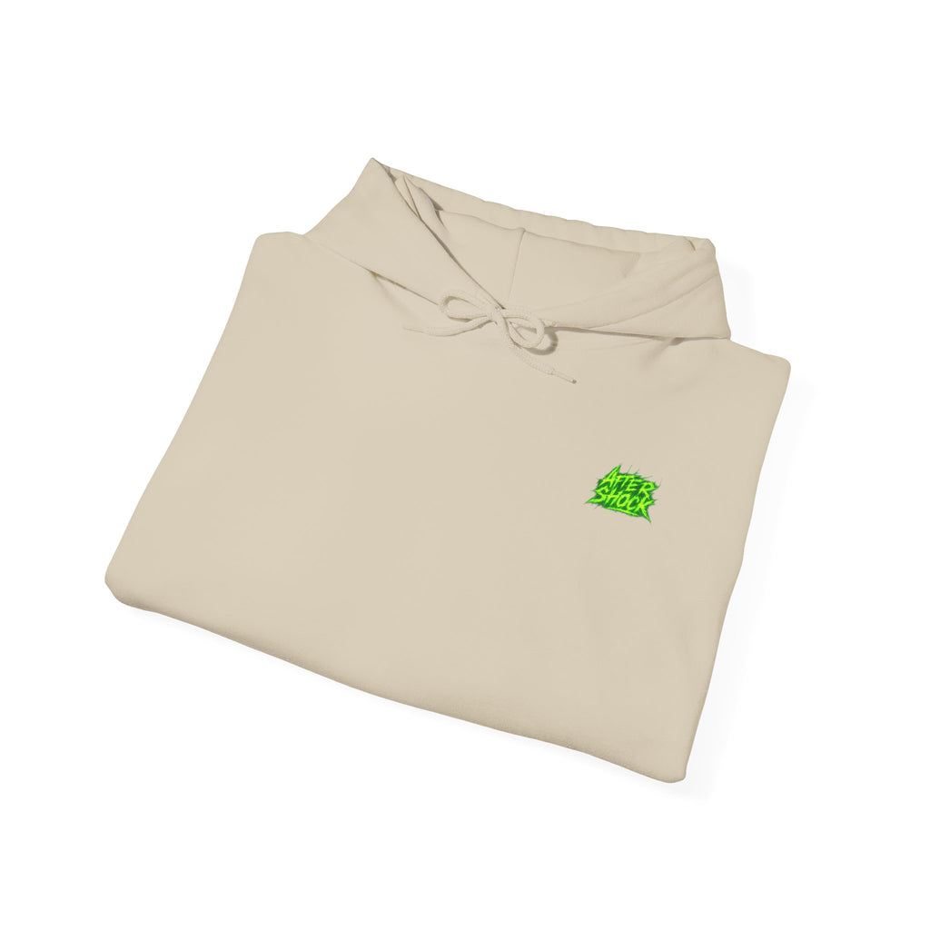 AfterShock Neon Green Circle Logo Hoodie