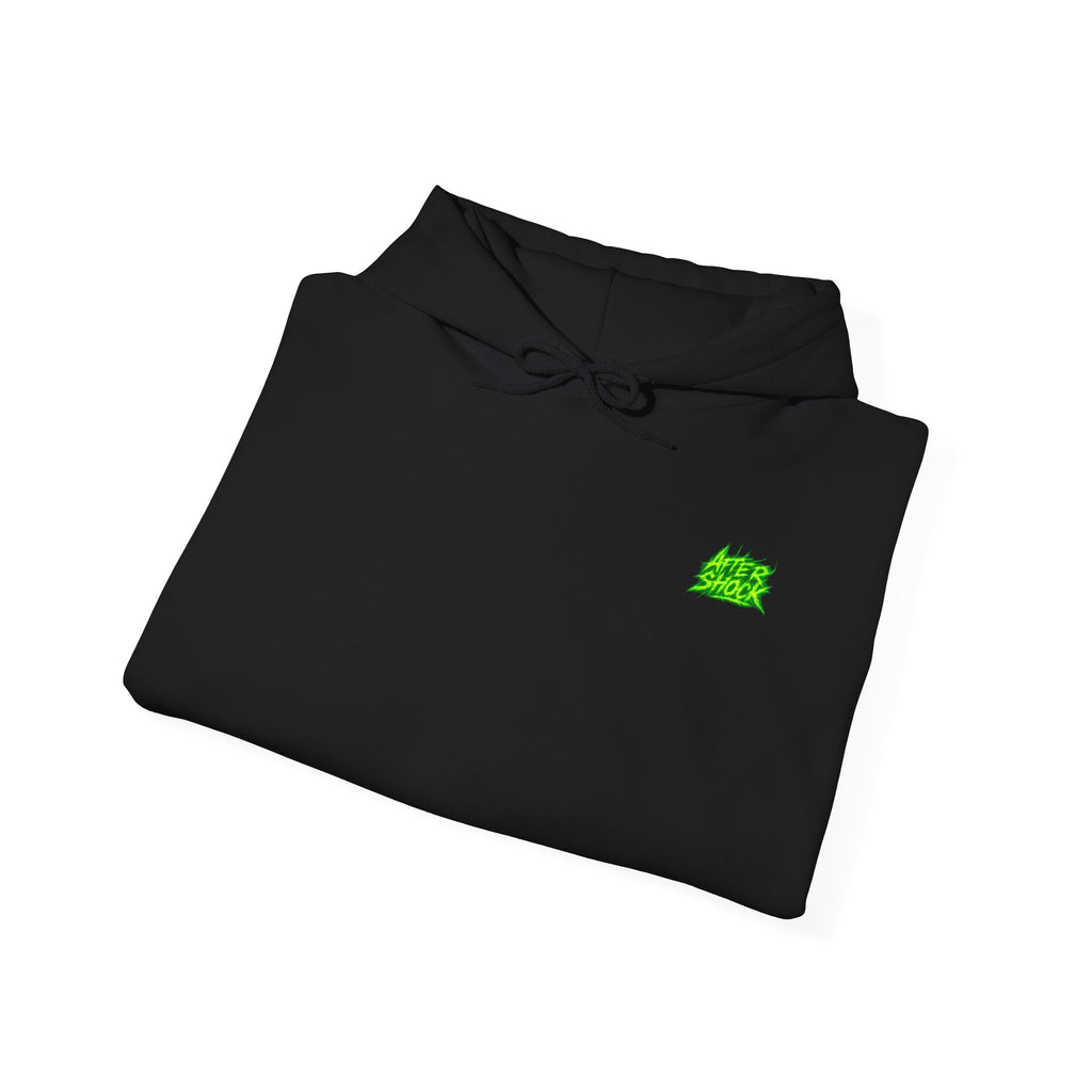 AfterShock Neon Green Circle Logo Hoodie