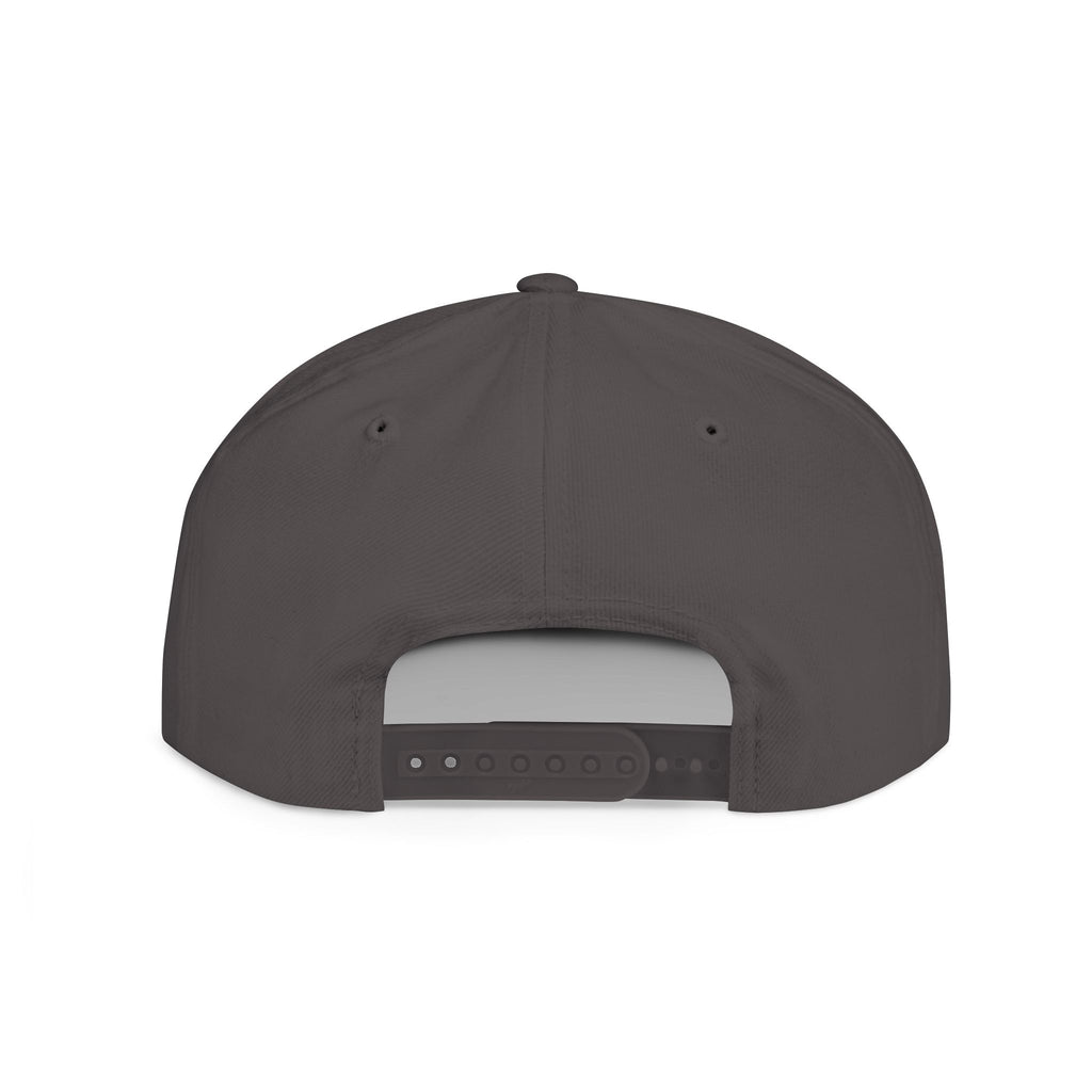 Flat Bill Snapback Hat — "Aftershock" Neon Splatter Streetwear Cap