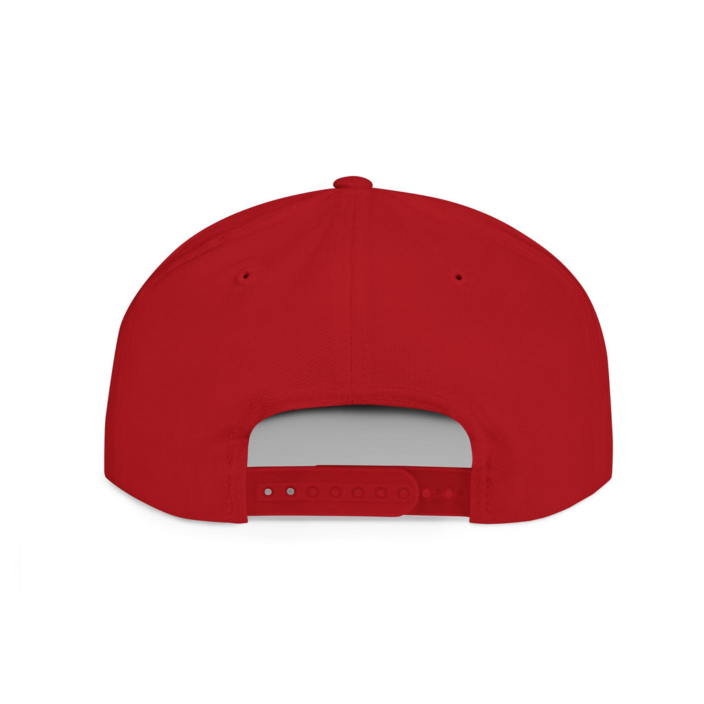 Flat Bill Snapback Hat — "Aftershock" Neon Splatter Streetwear Cap