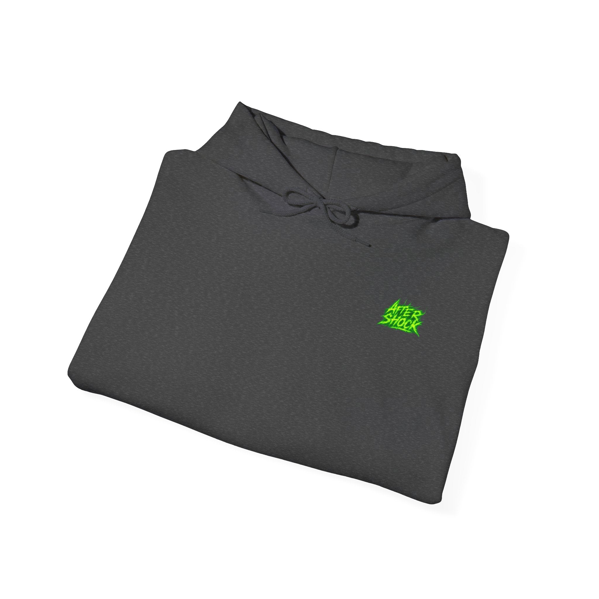 AfterShock Neon Green Circle Logo Hoodie
