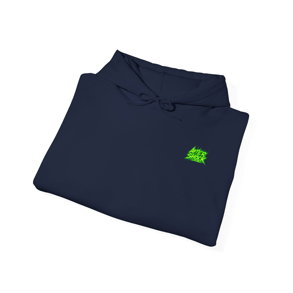 AfterShock Neon Green Circle Logo Hoodie