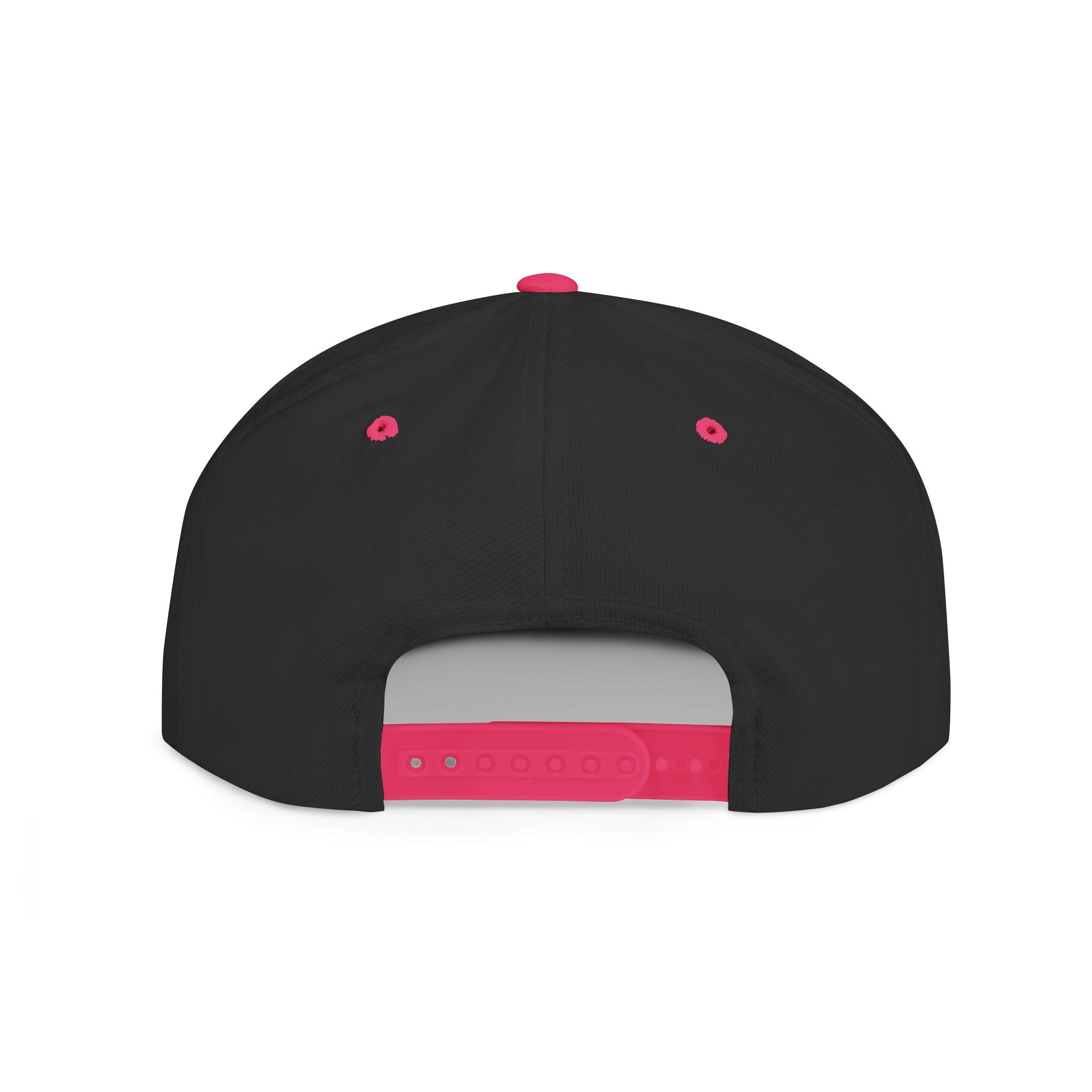 Flat Bill Snapback Hat — "Aftershock" Neon Splatter Streetwear Cap