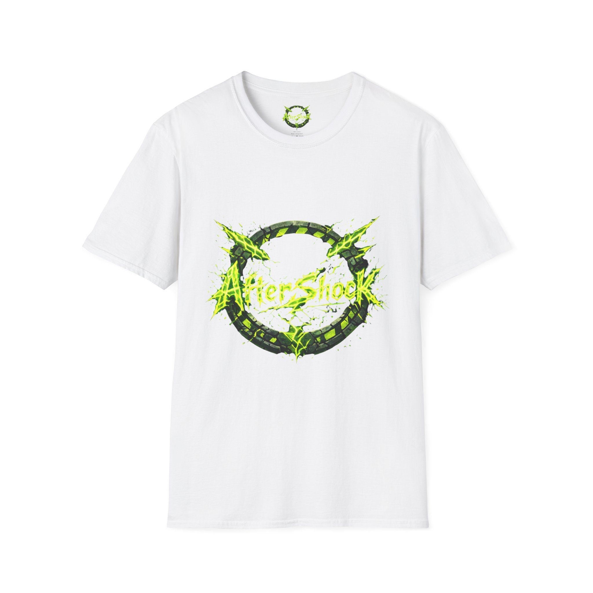 Aftershock Neon Green Graphic T-Shirt
