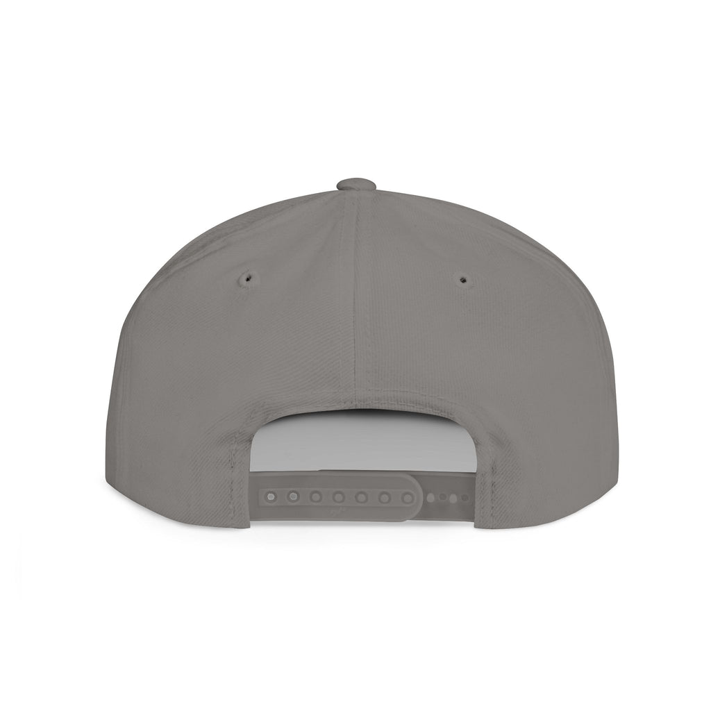 Flat Bill Snapback Hat — "Aftershock" Neon Splatter Streetwear Cap