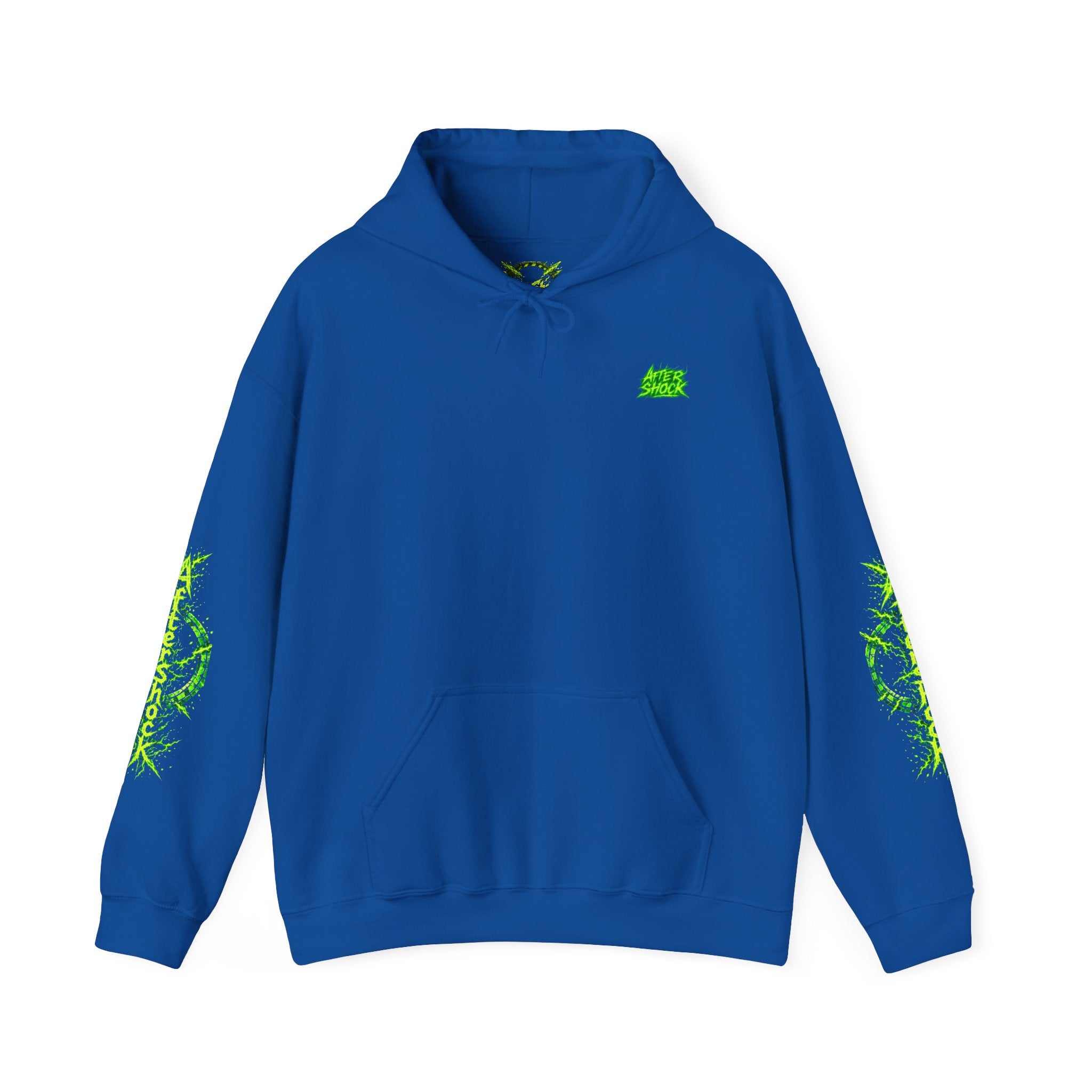 AfterShock Neon Green Circle Logo Hoodie
