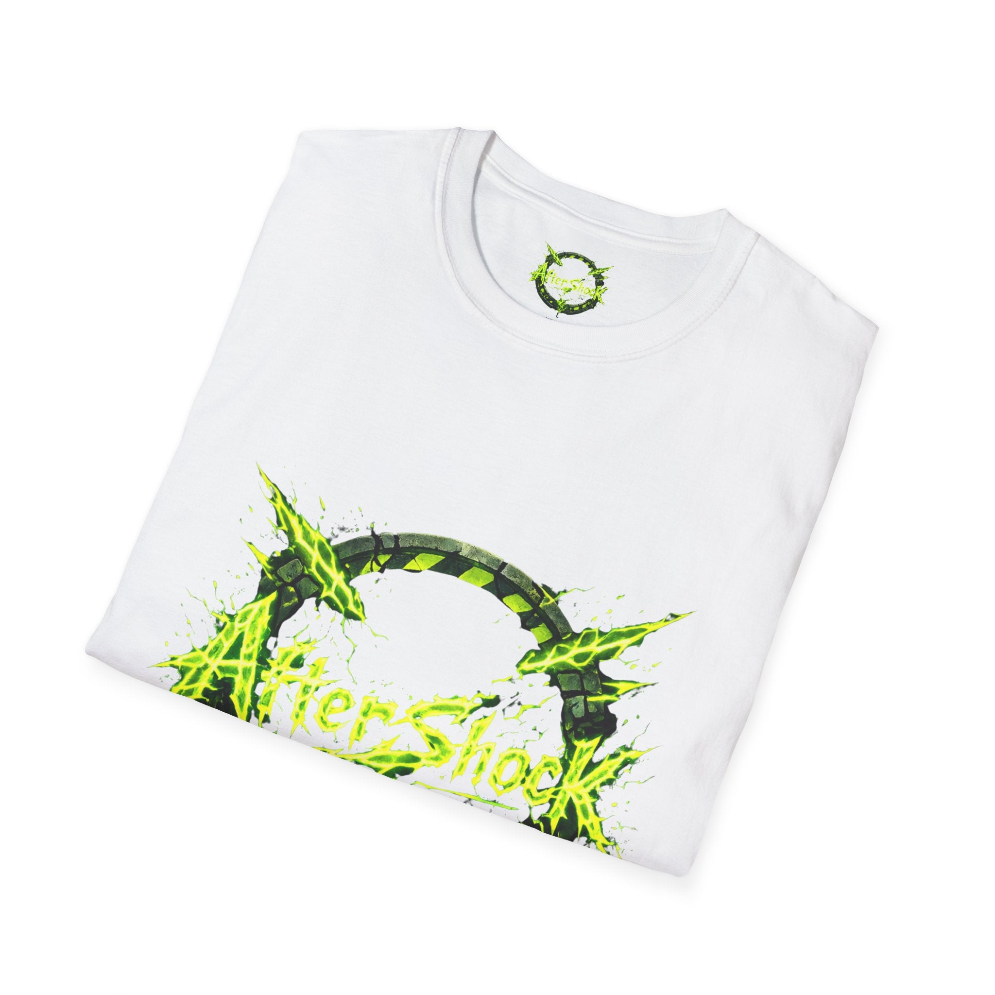 Aftershock Neon Green Graphic T-Shirt